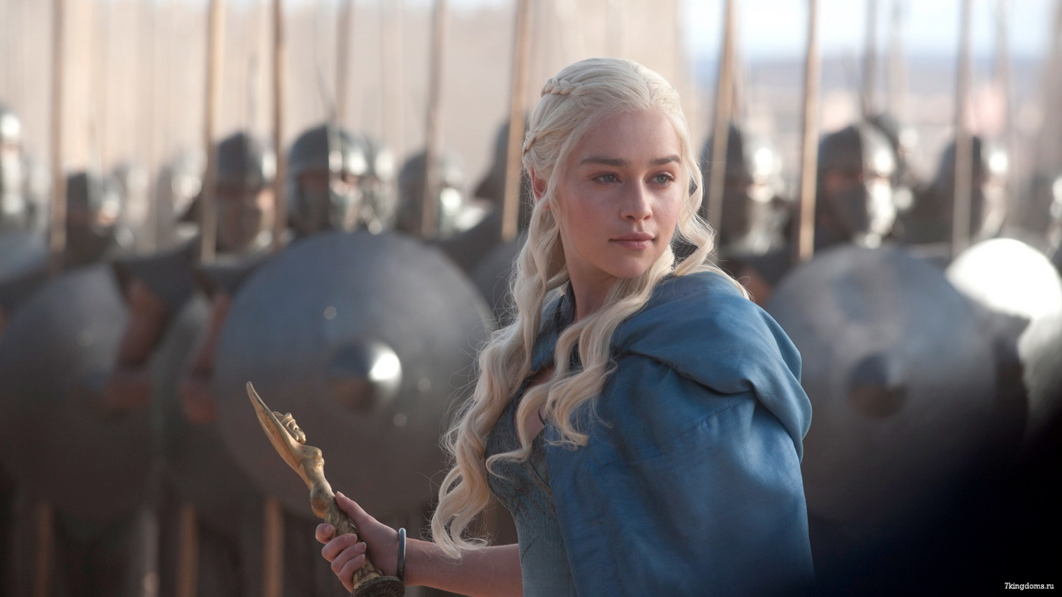 Il personaggio di Daenerys intepretato da Emilia Clarke