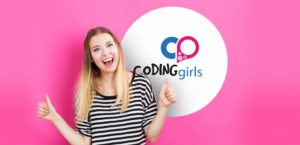 Coding Girls - quote rosa