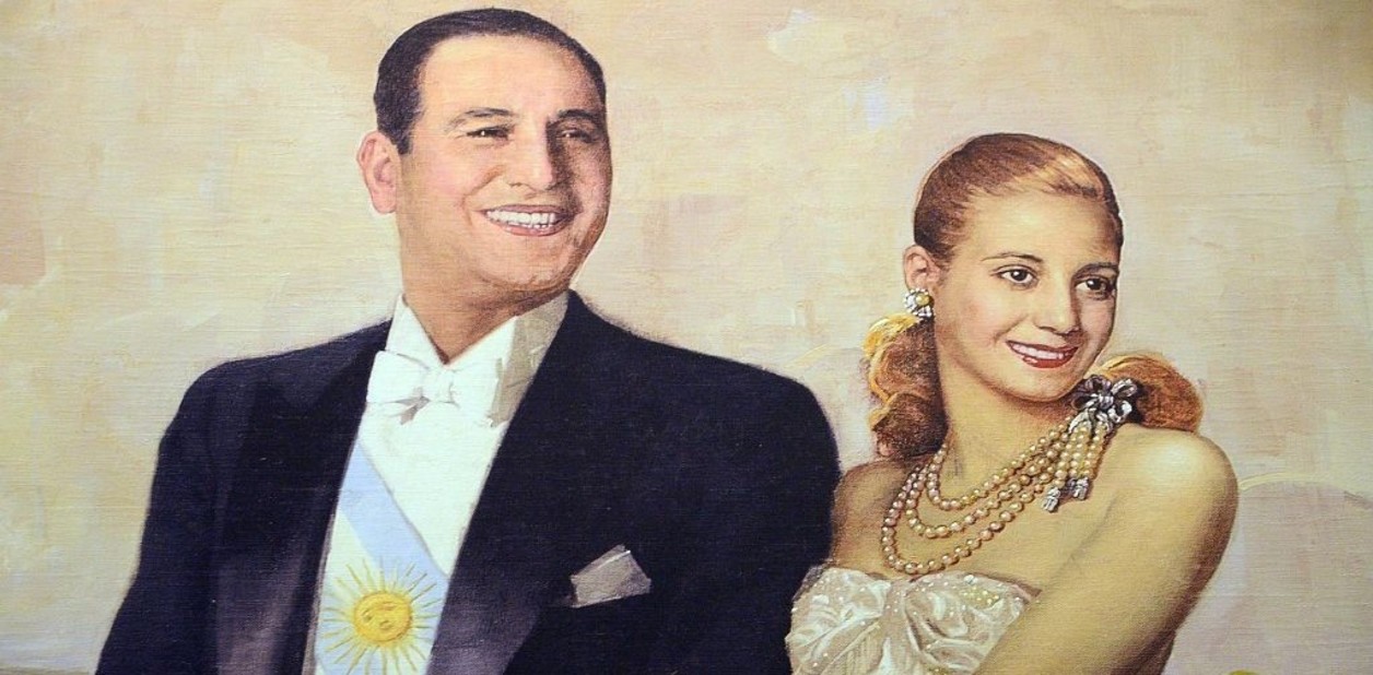 Evita e Juan Domingo Peron